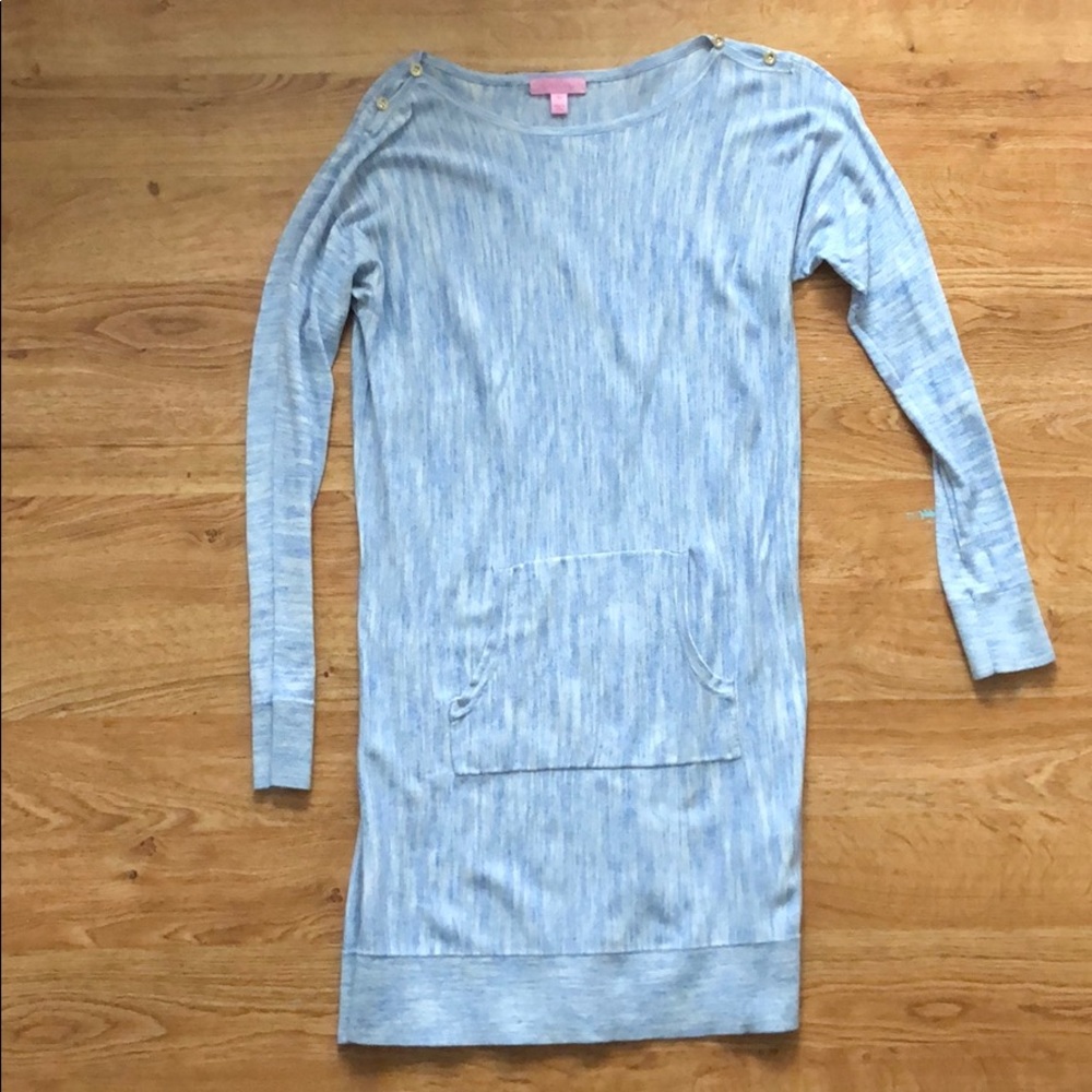 Lilly Pulitzer Light Blue Sweater Dress XS